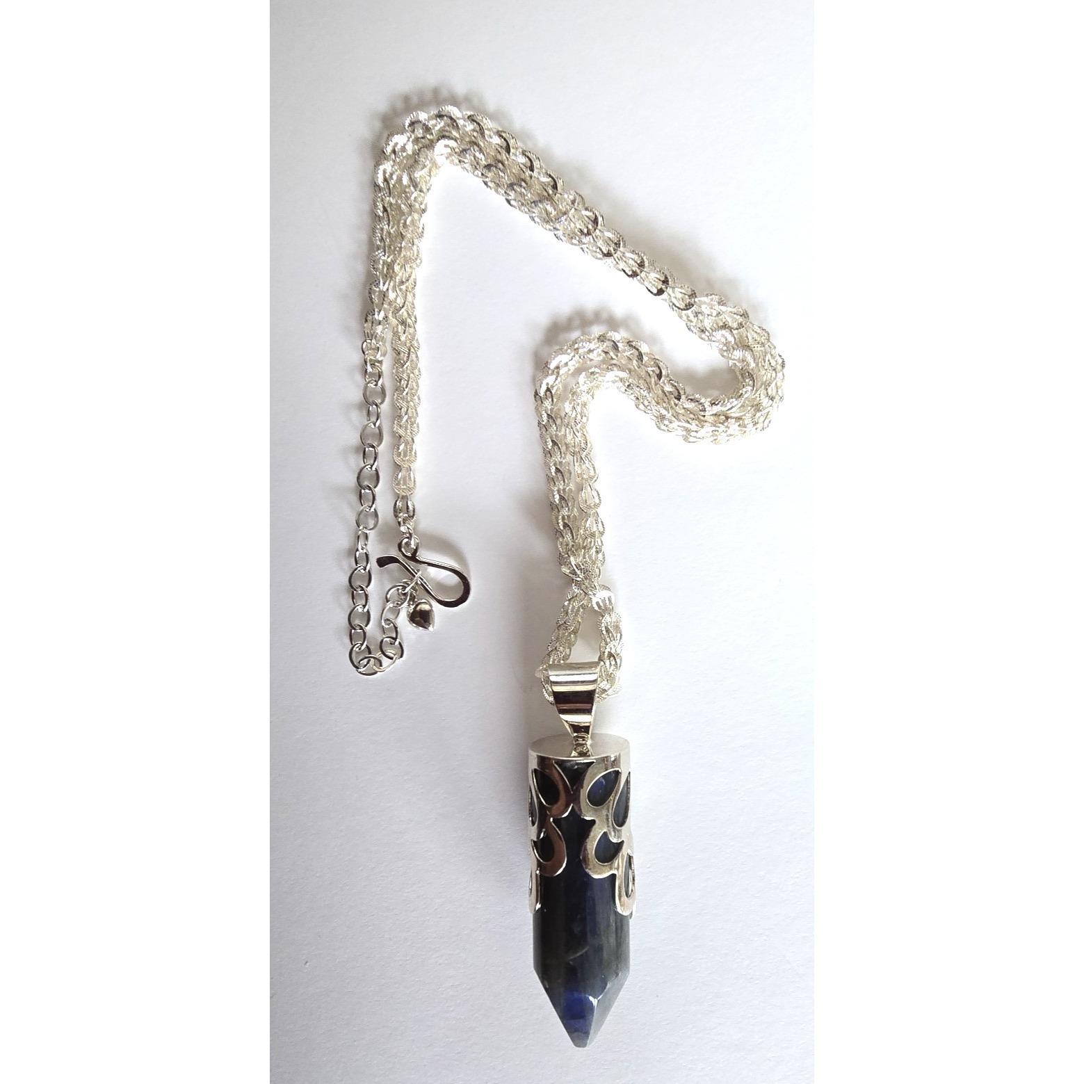 Jay King Sterling Sterling Silver Labradorite Pendant W Chain J-11h